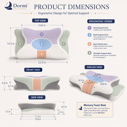 Dormi Adjustable Cervical Pillow